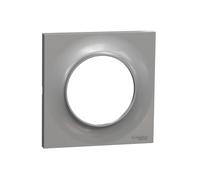 Plaque - SCHNEIDER ELECTRIC - ODACE Styl - Aluminium - 1 poste - Antibactérien