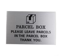 Plaque Signalétique 15x10cm Instructions Postales