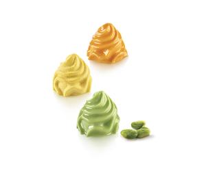 Plaque silicone 3D 6 empreintes Cream Silikomart
