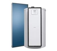 Plaque solaire Helioset DB 150 T, drainage automatique pour installations individuelles ACS, montage en toit incliné, accumulateur 150 litres, 79, 6 x 60 x 106, 4 centimètres (référence : 0010023085)