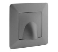 Zenitech Plaque Sortie de câble 16A Titanium - Artezo