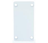Plaque sortie de caisson volet roulant - Blanc