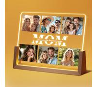 Plaque Spotify personnalisée en acrylique - Veilleuse personnalisée - Cadres photo personnalisés pour femme, petite amie, petit ami, anniversaire, anniversaire de mariage, Noël (style 7 - papa)