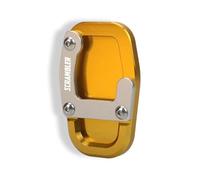 Plaque Support antidérapante Coussin De Béquille Latérale pour Ducati Scrambler 1100 Sport Special KG KF Pro1K, Extension De Béquille Latérale.(Or)