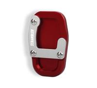 Plaque Support antidérapante Coussin De Béquille Latérale pour Ducati Scrambler 1100 Sport Special KG KF Pro1K, Extension De Béquille Latérale.(Rouge)