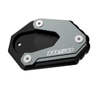 Plaque Support antidérapante Coussinet de béquille latérale de Moto pour Suzuki V Strom 1000/XT 1050/XT DL1000 V-Strom 1000 1050, Coussinet d'extension de béquille latérale(Titane 1)