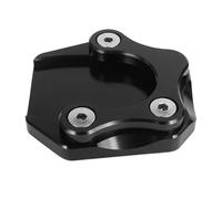 Plaque Support D'extension Béquille Latérale Pied Béquille Moto Agrandir pour Suzuki pour GSX-S750 2016-2021 Support de stationnement(Noir)
