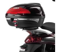 Givi Plaque de fixation Monolock E341 pour Piaggio Beverly 125/200/250/400/500 Noir