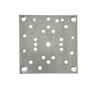 Plaque support universelle 100x100 mm multi entraxe