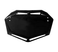 Plaque Support Velo BMX Trial Aero Design Plastique Competition VTT Motocross MX Moto Quad Kart Cross Karting Enduro (Noir)