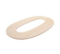 Plaque Suspendue en Bois Chiffre Zéro 16,9x10,7 Po | Basswood Brut, Gravée et Peinte à Main, Déco Chambre, Prises de Vue Bébé