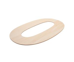 Plaque Suspendue en Bois Chiffre Zéro 16,9x10,7 Po | Basswood Brut, Gravée et Peinte à Main, Déco Chambre, Prises de Vue Bébé