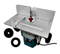 Plaque Table Defonceuse en Alliage D'Aluminium,Défonceuse Sur Table Universel avec échelle, Plaque de Base for Menuiserie, Affleureuse