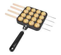 Plaque Takoyaki, aluminium moulé 16 trous, antiadhésive, plaque de cuisson pour gril, bac de cuisson pour moule à four électrique et cuisinière à gaz