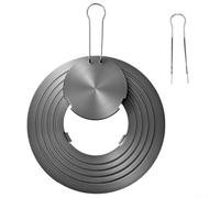 Plaque thermoconductrice pour poêle, design amovible, compatible avec 18 casseroles de 30 cm pour une cuisson sûre et efficace