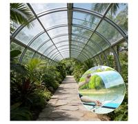 Plaque Toiture Polycarbonate 1 Mm, Acrylique Transparent et Rigide Protection ImperméAble Toiture pour Projets Bricolage Serre Abris Abri Voiture(1.56x1m/5.12x3.28ft)