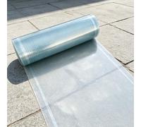 Plaque Toiture Polycarbonate 100 x 3000 cm Aux Intempéries Feuilles de Toiture en Plastique Flexible Résistante pour Jardin, Véranda, Serre, Cours, 0.8mm