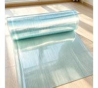 Plaque Toiture Polycarbonate 120 x 2900 cm Aux Intempéries Feuilles de Toiture en Plastique Flexible Résistante pour Serre Pergola Carport Terrasse et Protection Extérieure, 0.8mm