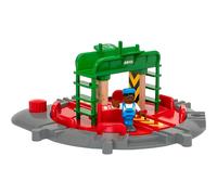 BRIO Plaque Tournante Et Personnage, Train