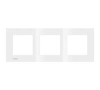 Plaque Triple Blanc Siemens DELTA VIVA
