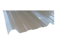 Plaque type bac acier 1045 en polyester Translucide, l.105 cm, L.250 cm