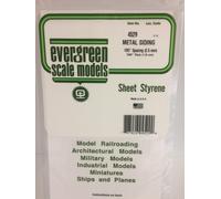 Plaque type métal ondulé 1.0x2.5x150x300mm Ref : 4529 - Evergreen