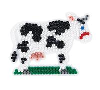Plaque hama vache Blanc