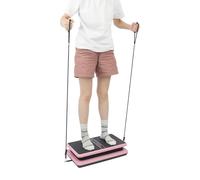 Plaque vibrante fitness avec télécommande Rose