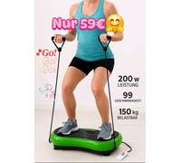 Plaque Vibrante Fitness Orbisana Shape VIP 500 200W 99 Niveaux - Avec Expander