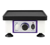Plaque vibrante plâtre,8" x 6" Carré Oscillateur dentaire,120W vibrateur dentaire,Plaque Oscillateur électrique à vitesse réglable,de laboratoire dentaire pour mélanger le plâtre et mouler des modèles