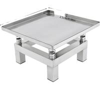 Plaque vibrante pour béton, capacité de charge élevée, vibration efficace, argent
