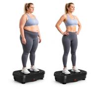 Plaque vibrante, vainqueur du test, plaque vibrante sport pour la maison, plaque vibrante 150 kg, 9 modes, 99 niveaux, plaque vibrante pour drainage lymphatique, entraînement complet du corps, perte