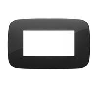 Plaque Vimar Arke Round 4 Modules Noir 19684.81