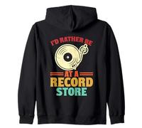 Plaque vinyle I'd Rather Be At A Record Store Sweat à Capuche