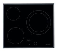 Plaque vitro-céramique AEG HK623021FB - 3 zones de cuisson - Noir