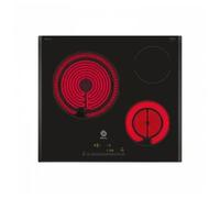 Balay 3EB765LQ - Vitrocéramique - 3 plaques de cuisson - Niche - largeur : 56 cm - profondeur : 49 cm - avec cadre biseauté - noir Noir G