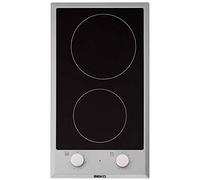 Plaque Vitrocéramique 2 feux-Beko HDCC32200X - Plaque de cuisson Vitrocéramique - Dimensions produit (LxP en cm) : 29 / 51