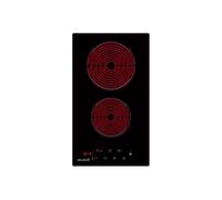 - plaque vitrocéramique 2 foyers 3000w - minuteur, commande tactile