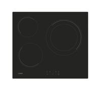 Plaque vitrocéramique - Candy - 60 cm - 3 zones de cuisson - Double zone 30 cm - Contrôle tactile