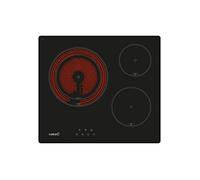 Plaque vitrocéramique - CATA - TD 6003 BK - 3 zones de cuisson - 5,4 kW - Noir