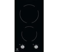 Plaque vitrocéramique ELECTROLUX 2900W 29cm, EHF3920BOK Noir, Noir G