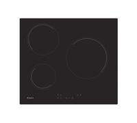 Plaque vitrocéramique encastrable Candy CH63CC/4U2 60 cm 3 zones 5500W Noir