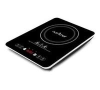 Plaque Vitrocéramique Nutrichef PKSTIND24EU 2000W 220V Verre Céramique Affichage Digita Nettoyage Facile Verrouillage de Sécurité Pour Enfants Noir Simple G