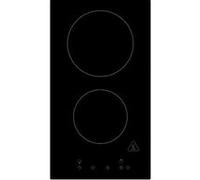 Plaque vitrocéramique Respekta Plaque Vitrocéramique KM9130T-28 3000W 2 Foyers 9 Puissance Commande Tactile Verre Céramique Encastrable Noir