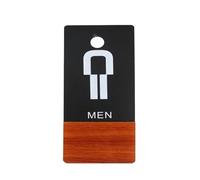 Plaque WC Panneau de toilette en acrylique for salle repos, indicateur porte, panneau mural collant for lavage, plaque signalisation, carte(Man Plate)