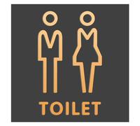 Plaque WC Panneaux De Toilettes For Hommes Et Femmes, Signalisation Wc, Centres Commerciaux, Immeubles Bureaux, Plaques Porte, Indicateur Rappel, Panneau D'orientation(5)