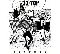 plaque ZZTOP antenna caricature 41x32 cm tole du groupe de rock texan