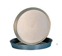 Plaqueà pizza ronde en fer noir anti-adhésif 25,4 cm