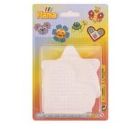 Hama Plaque pour perles ... repasser ""Carr', rond, hexagonal, 0,000000 Noir