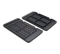 Plaques à gauffres par 2 DLSK151 5517910011 pour Appareil à gaufres DELONGHI G
